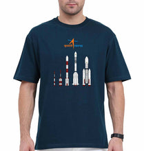 Load image into Gallery viewer, isro Oversized T-Shirt for Men-Petrol Blue-Ektarfa.online

