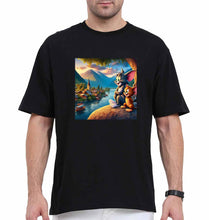 Load image into Gallery viewer, Tom and Jerry Oversized T-Shirt for Men-Black-Ektarfa.online
