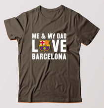 Load image into Gallery viewer, Love Barcelona T-Shirt for Men-Olive Green-Ektarfa.online
