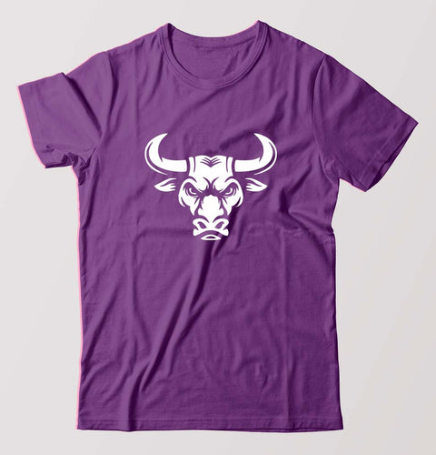 Bull T-Shirt for Men-Purple-Ektarfa.online