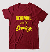 Load image into Gallery viewer, Normal Ain&#39;t Boring T-Shirt for Men-Maroon-Ektarfa.online
