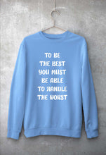 Load image into Gallery viewer, Be the Best Unisex Sweatshirt for Men/Women-Baby Blue-Ektarfa.online
