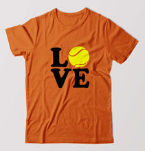 Load image into Gallery viewer, Love Tennis T-Shirt for Men-Orange-Ektarfa.online
