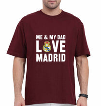 Load image into Gallery viewer, Love Real Madrid Oversized T-Shirt for Men-Maroon-Ektarfa.online
