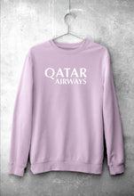 Load image into Gallery viewer, Qatar Airways Unisex Sweatshirt for Men/Women-Light Pink-Ektarfa.online
