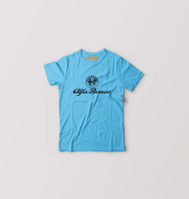 Load image into Gallery viewer, Alfa Romeo Kids T-Shirt for Boy/Girl-Light Blue-Ektarfa.online
