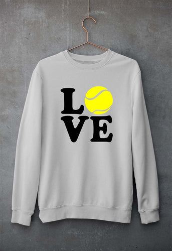Love Tennis Unisex Sweatshirt for Men/Women-Grey Melange-Ektarfa.online