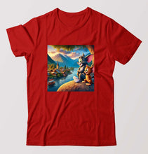 Load image into Gallery viewer, Tom and Jerry T-Shirt for Men-Red-Ektarfa.online
