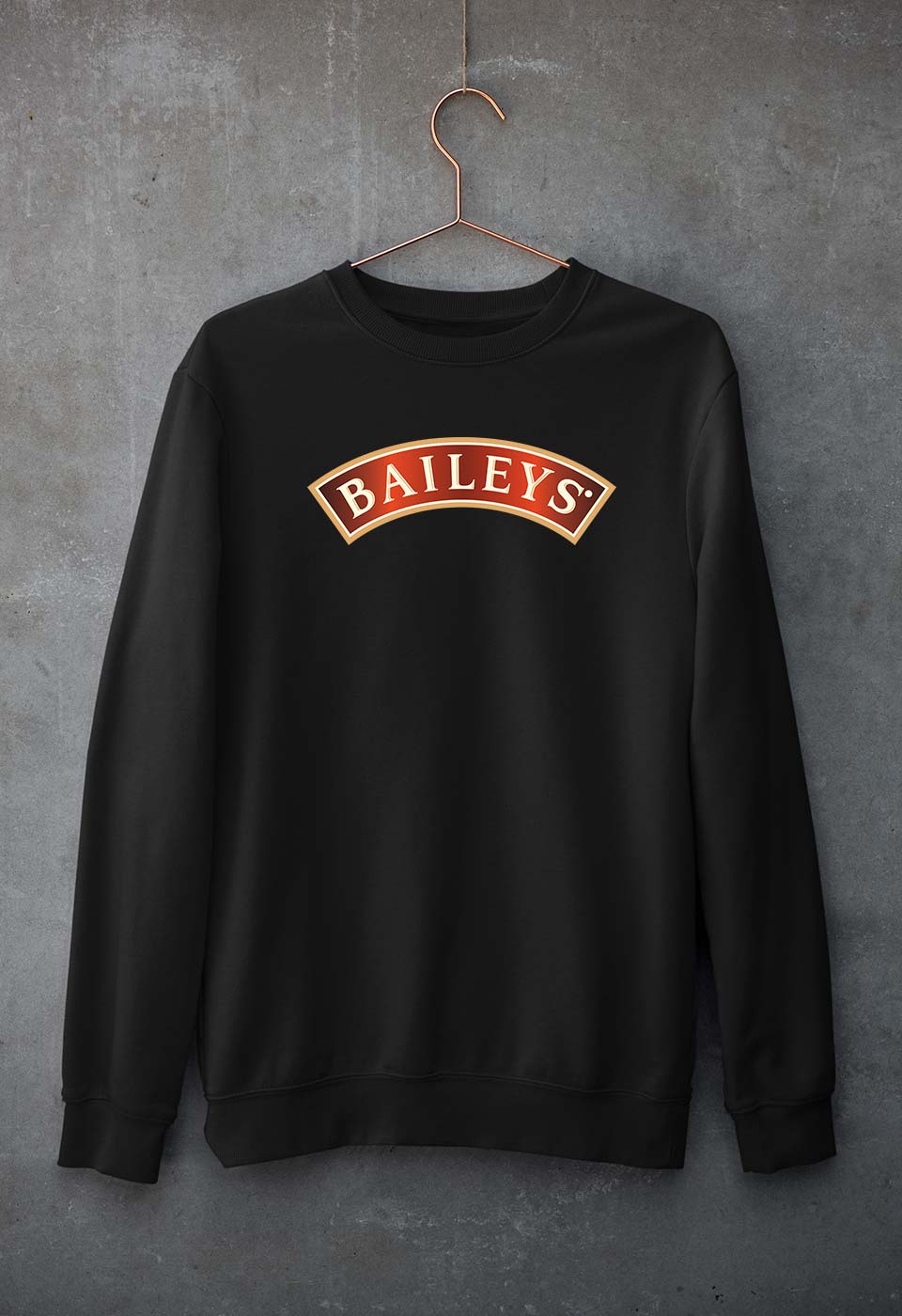 Baileys Unisex Sweatshirt for Men/Women-Black-Ektarfa.online