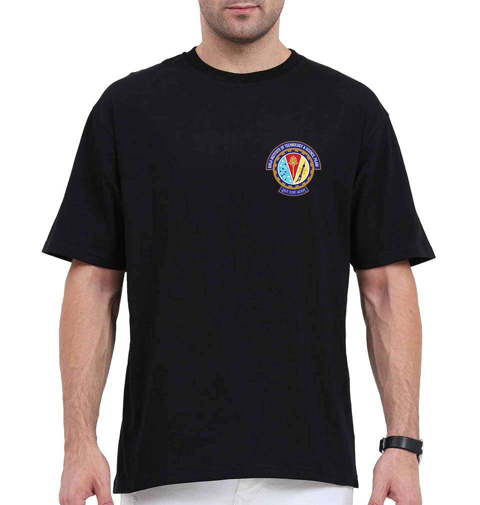 bits pilani Oversized T-Shirt for Men-Black-Ektarfa.online