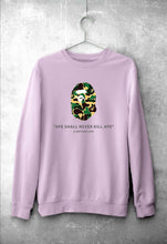 Load image into Gallery viewer, A Bathing Ape Unisex Sweatshirt for Men/Women-Light Baby Pink-Ektarfa.online
