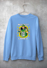 Load image into Gallery viewer, john cena never give up Unisex Sweatshirt for Men/Women-Baby Blue-Ektarfa.online
