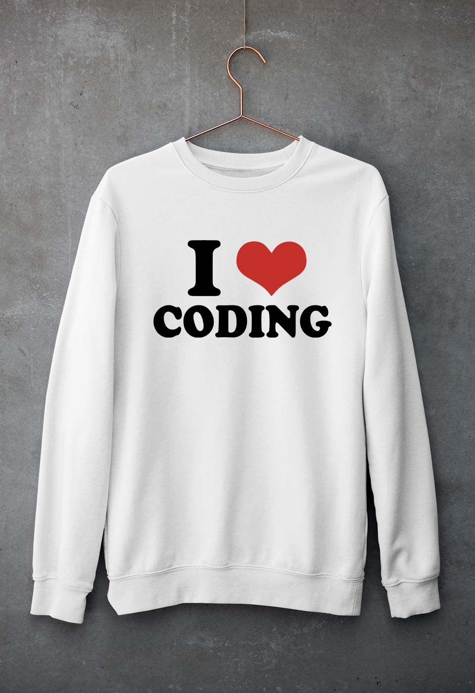 I LOVE CODING Sweatshirt for Men/Women