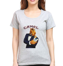 Load image into Gallery viewer, camel cigarette T-Shirt for Women-Grey Melange-Ektarfa.online
