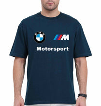 Load image into Gallery viewer, BMW Motersport Oversized T-Shirt for Men-Petrol Blue-Ektarfa.online
