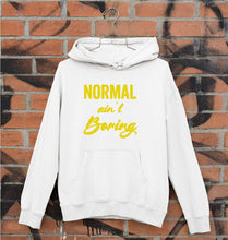 Load image into Gallery viewer, Normal Ain&#39;t Boring Unisex Hoodie for Men/Women-White-Ektarfa.online
