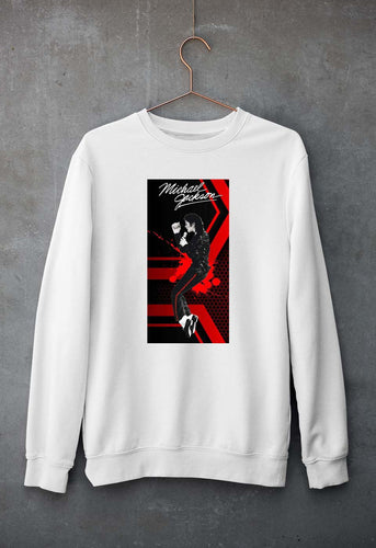 Michael Jackson Unisex Sweatshirt for Men/Women-White-Ektarfa.online