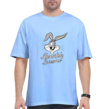 Load image into Gallery viewer, bugs bunny Oversized T-Shirt for Men-Baby Blue-Ektarfa.online
