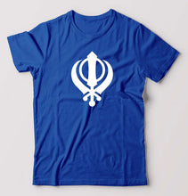 Load image into Gallery viewer, sikh T-Shirt for Men-Royal Blue-Ektarfa.online

