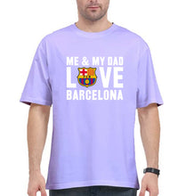 Load image into Gallery viewer, Love Barcelona Oversized T-Shirt for Men-Lavender-Ektarfa.online
