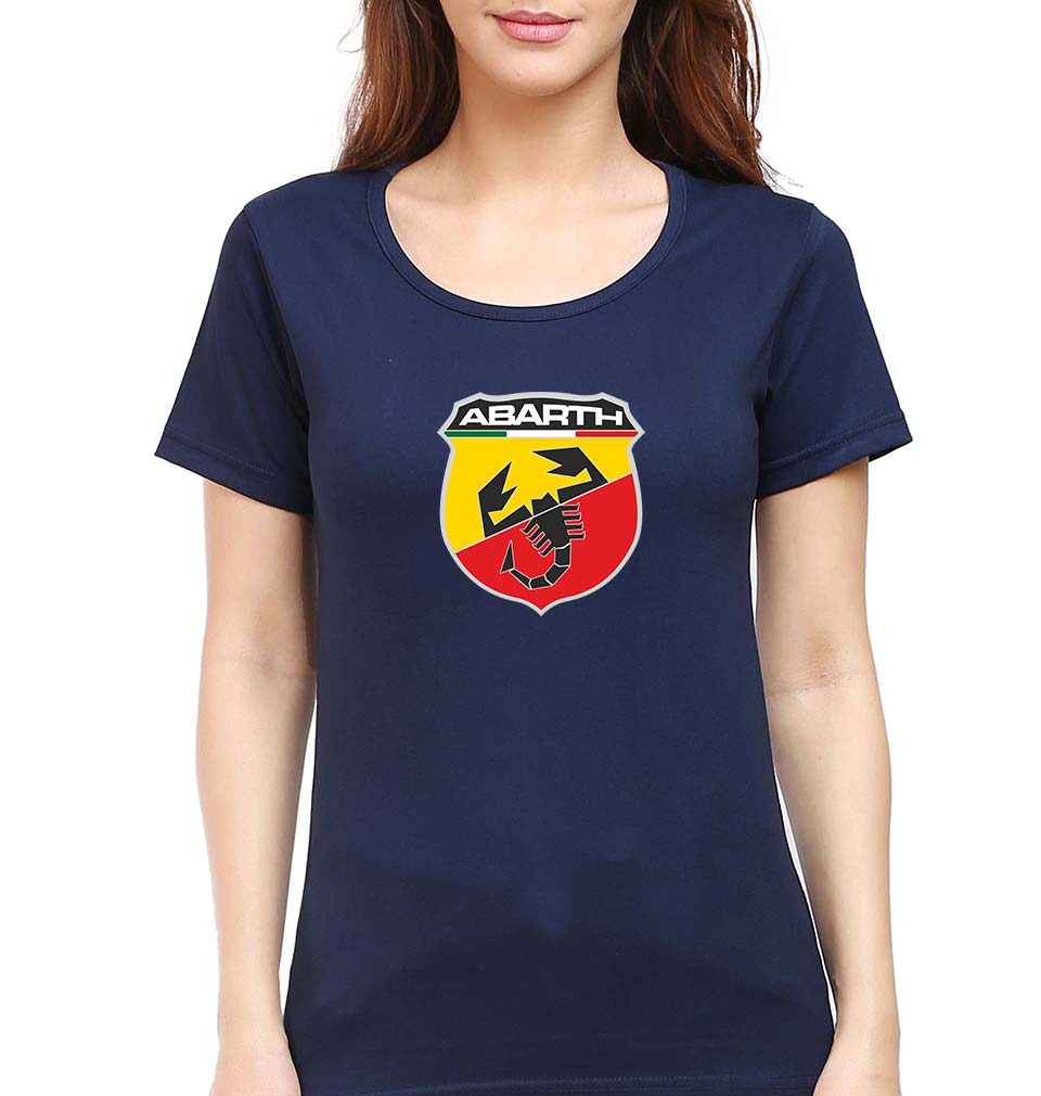 Abarth T-Shirt for Women-Navy Blue-Ektarfa.online