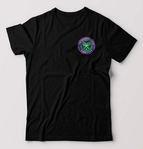 wimbledon T-Shirt for Men-Black-Ektarfa.online