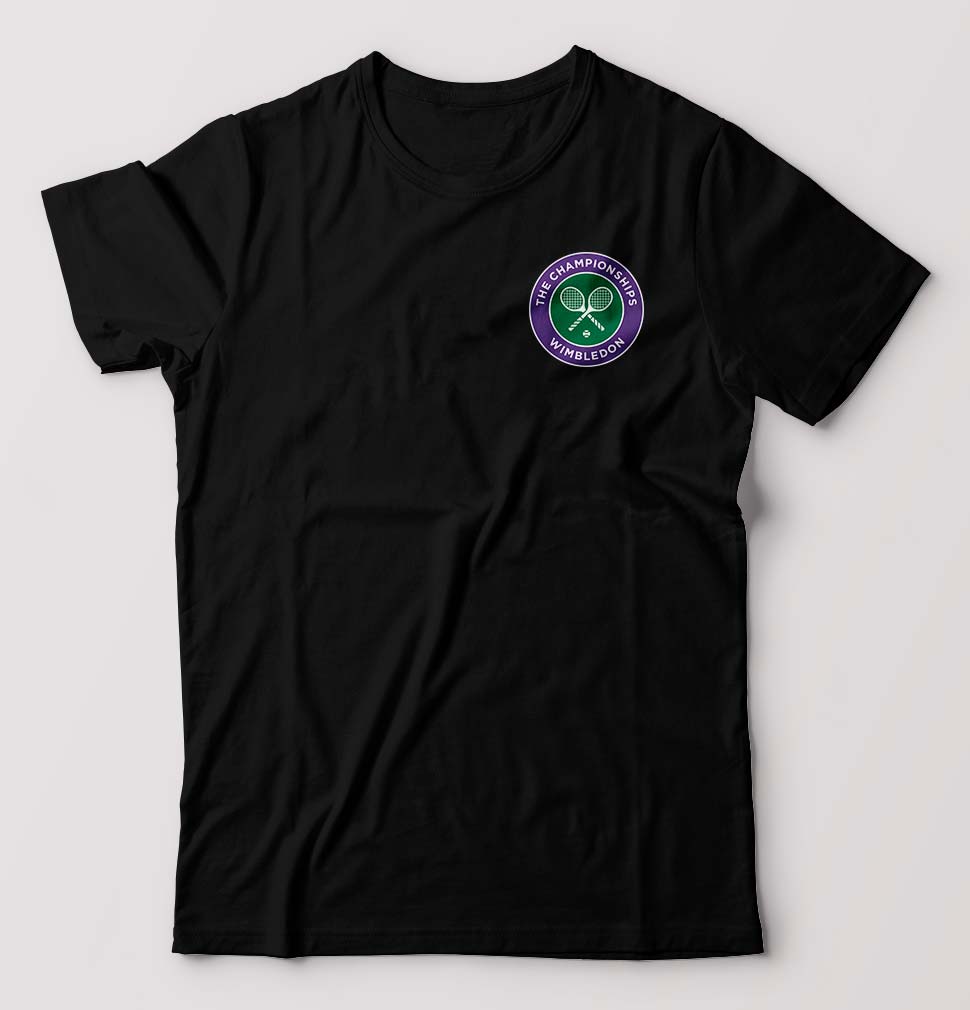 wimbledon T-Shirt for Men-Black-Ektarfa.online