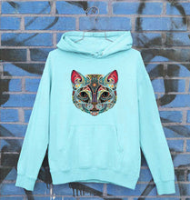 Load image into Gallery viewer, Psychedelic Cat Unisex Hoodie for Men/Women-Mint-Ektarfa.online
