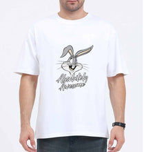 Load image into Gallery viewer, bugs bunny Oversized T-Shirt for Men-White-Ektarfa.online
