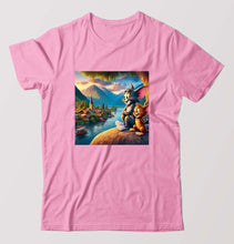 Load image into Gallery viewer, Tom and Jerry T-Shirt for Men-Light Baby Pink-Ektarfa.online
