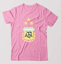 Load image into Gallery viewer, Argentina Football T-Shirt for Men-Light Baby Pink-Ektarfa.online

