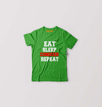 Load image into Gallery viewer, eat sleep conquer repeat T-Shirt for Boy/Girl-Flag Green-Ektarfa.online
