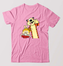 Load image into Gallery viewer, Calvin hobbes T-Shirt for Men-Light Baby Pink-Ektarfa.online
