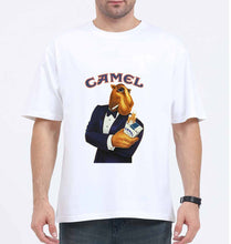 Load image into Gallery viewer, camel cigarette Oversized T-Shirt for Men-White-Ektarfa.online

