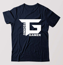 Load image into Gallery viewer, Techno Gamer T-Shirt for Men-Navy Blue-Ektarfa.online
