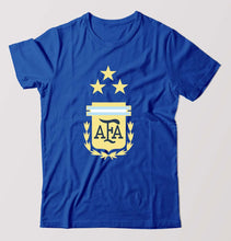 Load image into Gallery viewer, Argentina Football T-Shirt for Men-Royal Blue-Ektarfa.online
