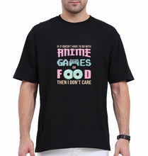 Load image into Gallery viewer, Anime Games or Food Oversized T-Shirt for Men
