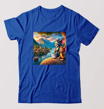 Load image into Gallery viewer, Tom and Jerry T-Shirt for Men-Royal Blue-Ektarfa.online
