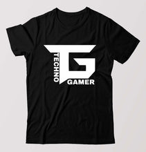 Load image into Gallery viewer, Techno Gamer T-Shirt for Men-Black-Ektarfa.online
