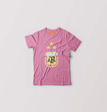 Load image into Gallery viewer, Argentina Football T-Shirt for Boy/Girl-Pink-Ektarfa.online
