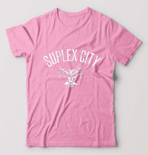 Load image into Gallery viewer, WWE Brock Lesnar Suplex City T-Shirt for Men-Light Baby Pink-Ektarfa.online
