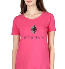 Load image into Gallery viewer, Ethereum T-Shirt for Women-Pink-Ektarfa.online
