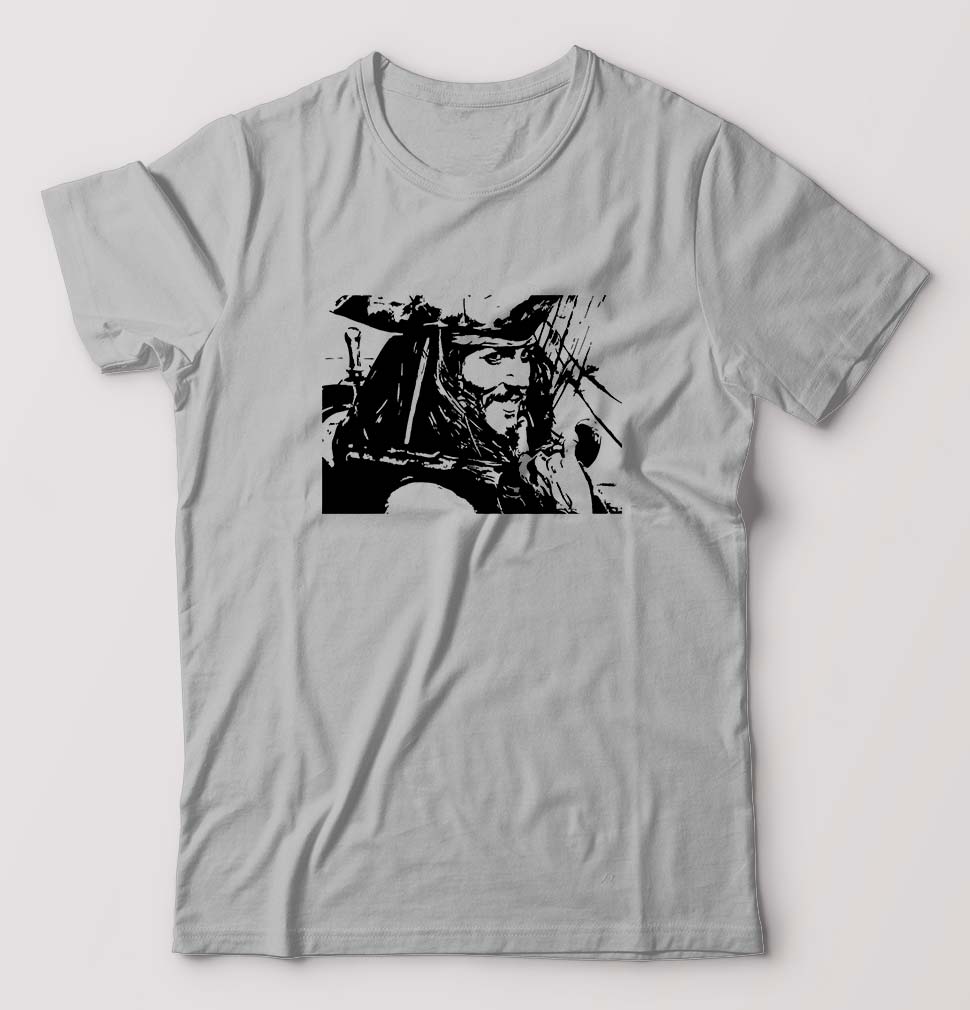 jack sparrow T-Shirt for Men-Grey Melange-Ektarfa.online