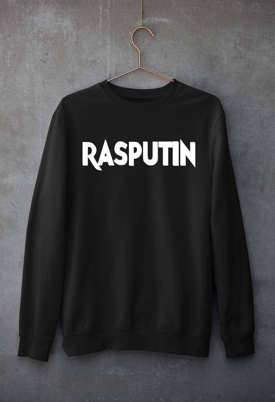 Rasputin Unisex Sweatshirt for Men/Women-Black-Ektarfa.online
