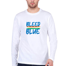 Load image into Gallery viewer, bleed blue Full Sleeves T-Shirt for Men-White-Ektarfa.online

