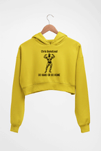 Load image into Gallery viewer, Chris Bumstead - CBUM Crop HOODIE FOR WOMEN-Mustard Yellow-Ektarfa.online
