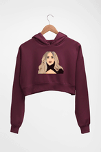 Load image into Gallery viewer, sabrina carpenter Crop HOODIE FOR WOMEN-Maroon-Ektarfa.online
