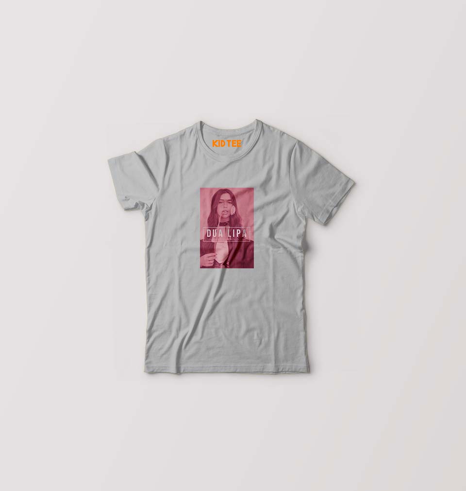 dua lipa T-Shirt for Boy/Girl-Grey-Ektarfa.online