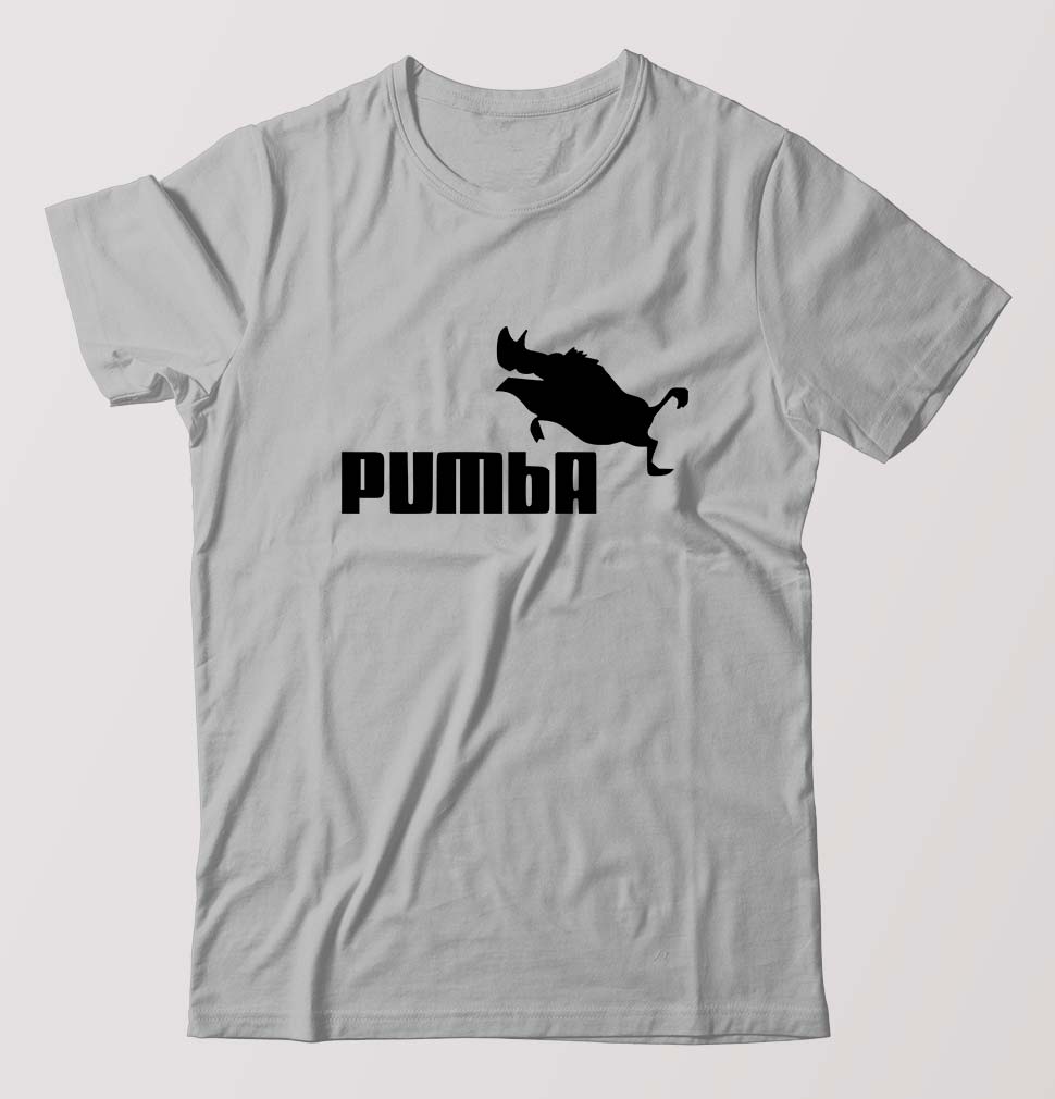 pumba T-Shirt for Men-Grey Melange-Ektarfa.online