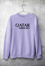 Load image into Gallery viewer, Qatar Airways Unisex Sweatshirt for Men/Women-Lavender-Ektarfa.online
